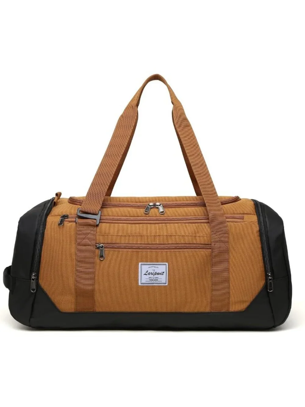 Spacious 40L Travel Duffle Bag with Wet Pocket & Shoe Compartment - Gym